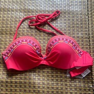 Hollister Pink Bikini Top